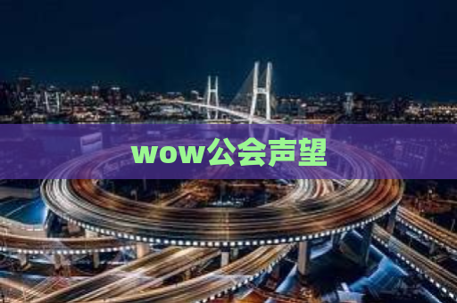 wow公会声望